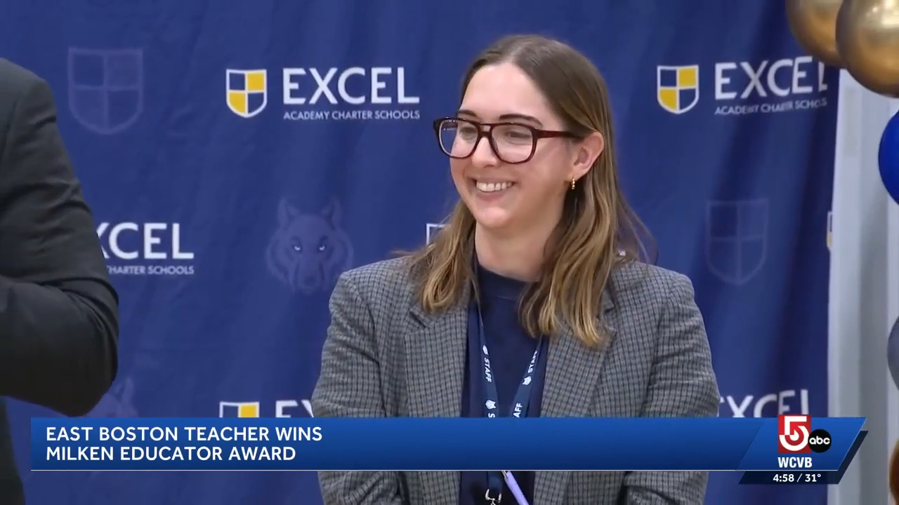 Excel Academy East Boston teacher honored with Milken Educator Award