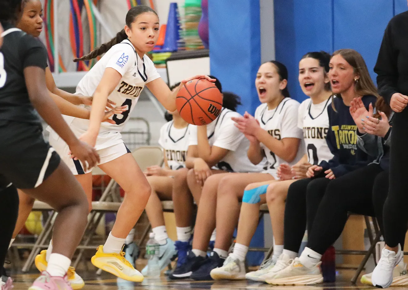 Atlantis Charter girls basketball wins first-ever playoff game